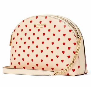 kate spade spencer heart print shoulder bag